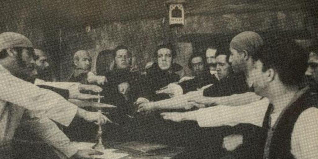 Pedro Sienna en El húsar de la muerte, 1925