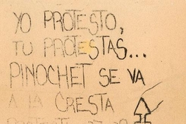 Yo protesto, tu protestas..., 1983-1988