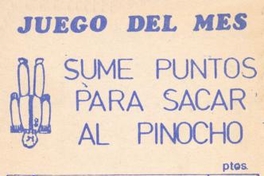 Juego del mes, 1983-1988