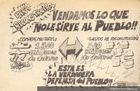 Vendamos lo que no le sirve al pueblo : para reconstruir, coordina Partido Humanista, 1983-1988