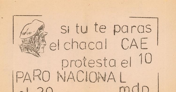 Si tu te paras el chacal cae, 1983-1988
