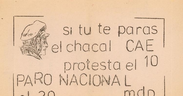 Si tu te paras el chacal cae, 1983-1988