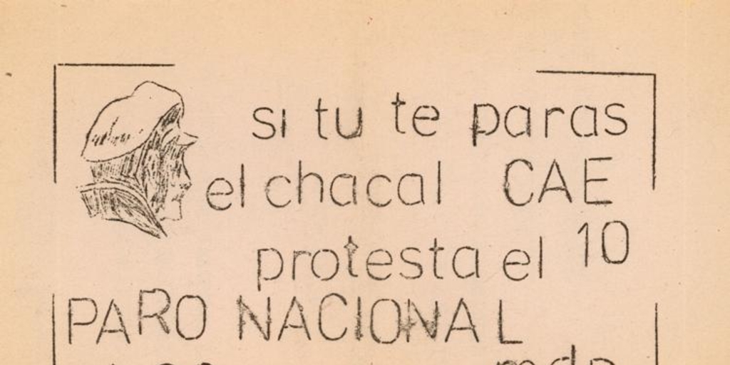 Si tu te paras el chacal cae, 1983-1988