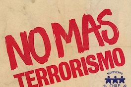 No más terrorismo, 1983-1988