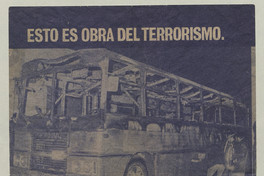 No más terrorismo, 1983-1988