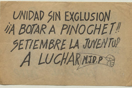 Unidad sin exclusión, 1983-1988