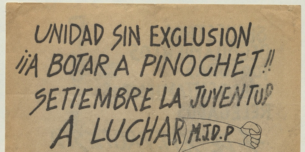 Unidad sin exclusión, 1983-1988