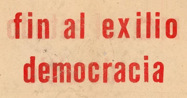 Fin al exilio, diciembre 1984