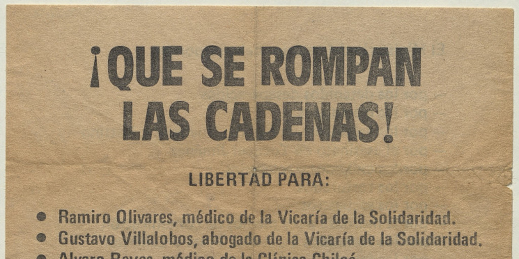 ¡Que se rompan las cadenas!, 1983-1988