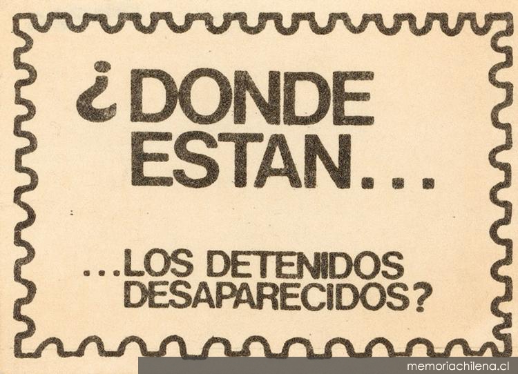 ¿Dónde están... los detenidos desparecidos?, 1983-1988