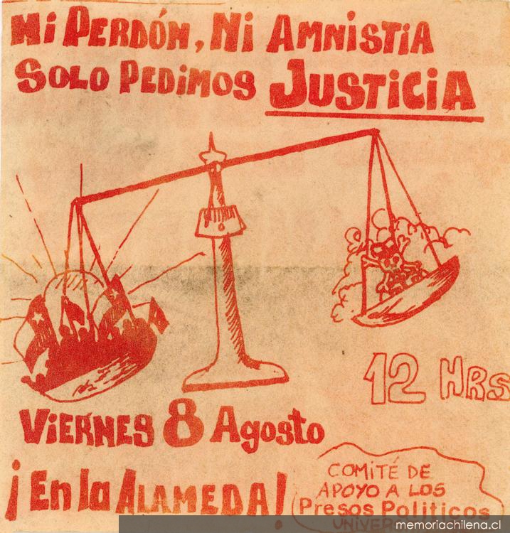 Ni perdón, ni amnistía, 1983-1988