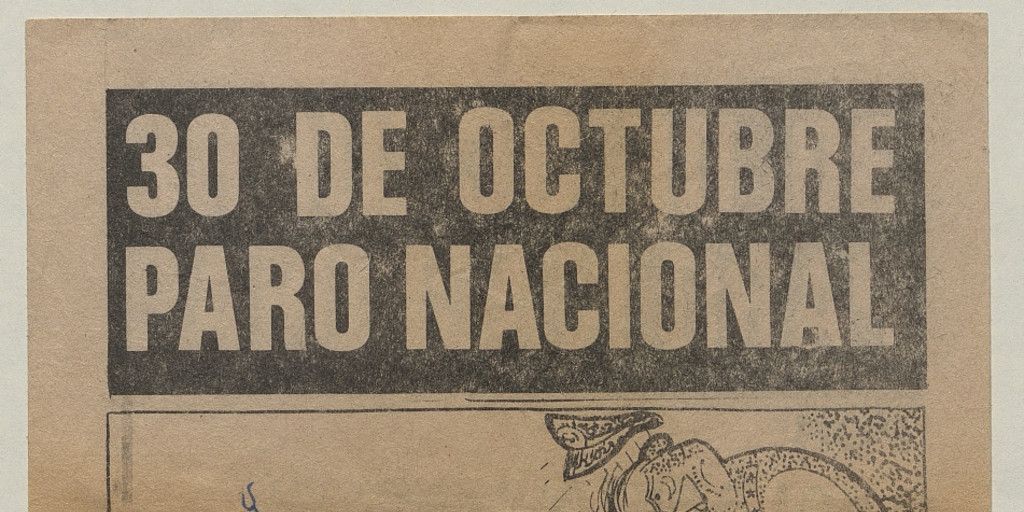 30 de octubre Paro Nacional, 1983-1988