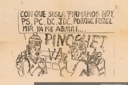 Con que sigla firmamos hoy, 1983-1988