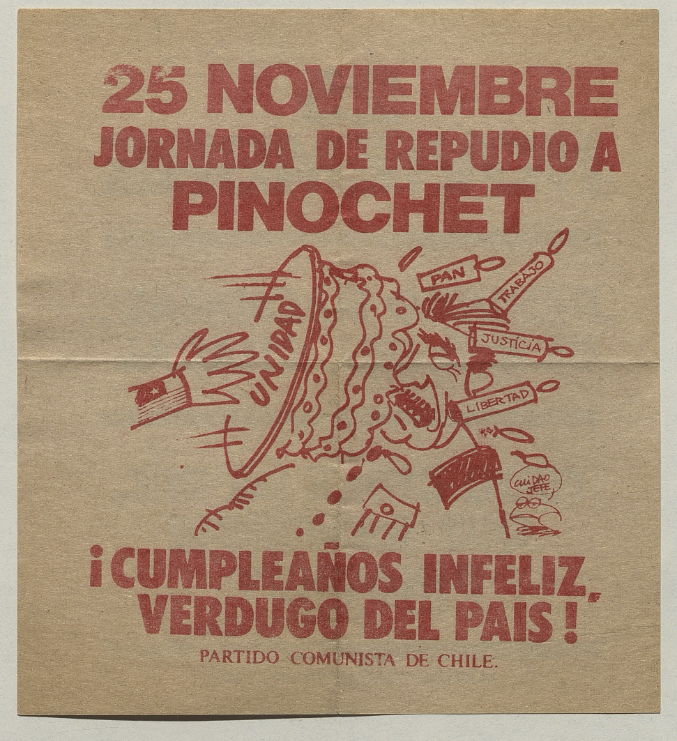 Jornada de repudio a Pinochet, 1983-1988