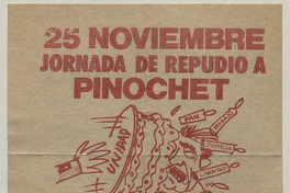 Jornada de repudio a Pinochet, 1983-1988