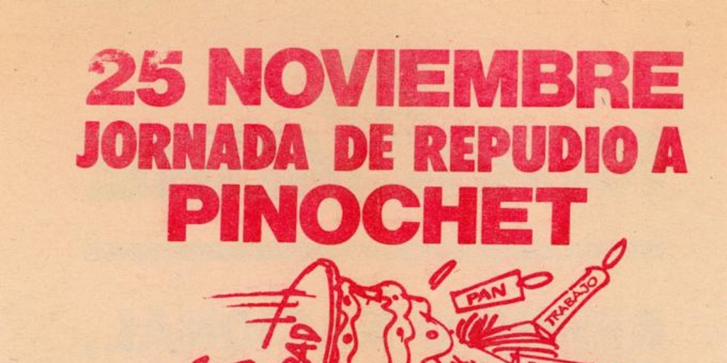 Jornada de repudio a Pinochet, 1983-1988