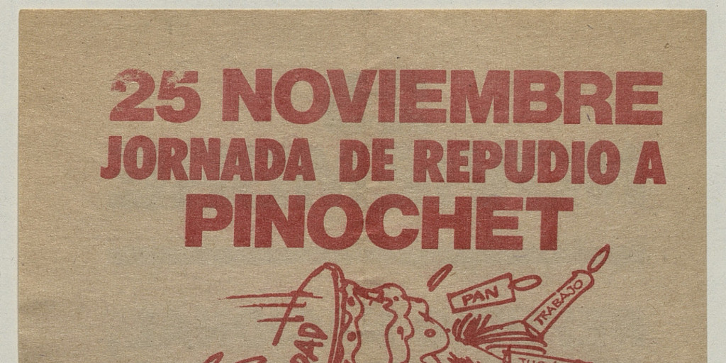 Jornada de repudio a Pinochet, 1983-1988