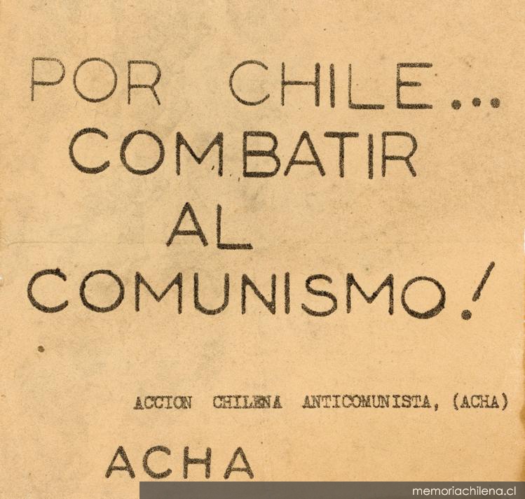 Por Chile combatir al comunismo, 1983-1988
