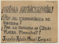 No más represión, 1983-1988