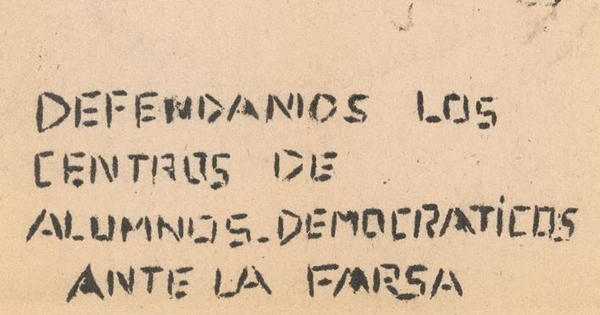 Defendamos los Centros de Alumnos democráticos, 1983-1988