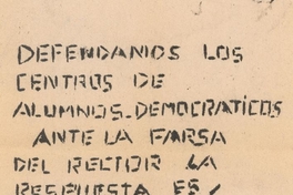 Defendamos los Centros de Alumnos democráticos, 1983-1988