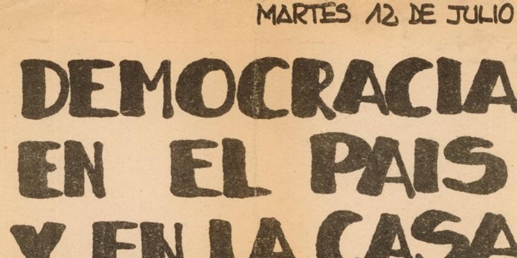 Democracia en el país y en la casa, 1983-1988