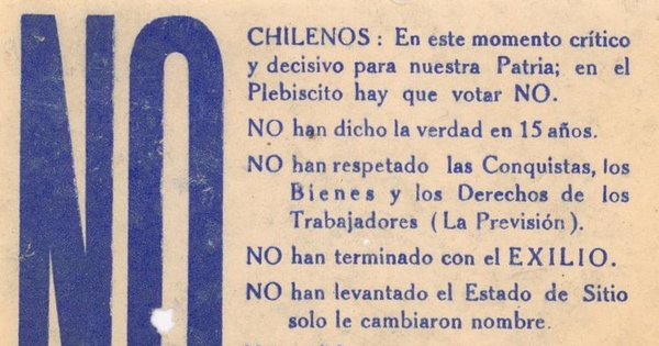 No han dicho la verdad en 15 años, 1988