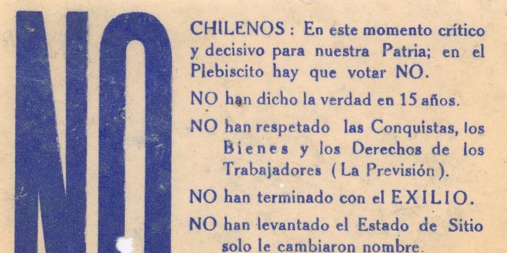 No han dicho la verdad en 15 años, 1988