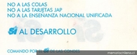 SÍ al desarrollo, 1988