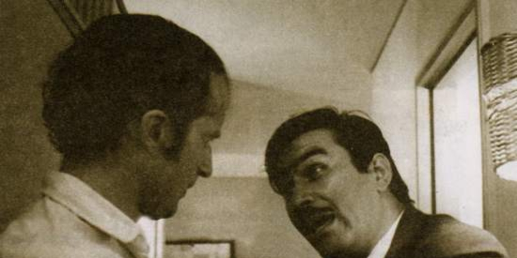 Jaime Vadell y Nelson Villagra en Tres Tristes Tigres, 1968