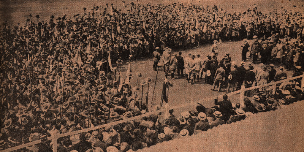 El Parque Cousiño en el documental Las festividades patrias, 1915