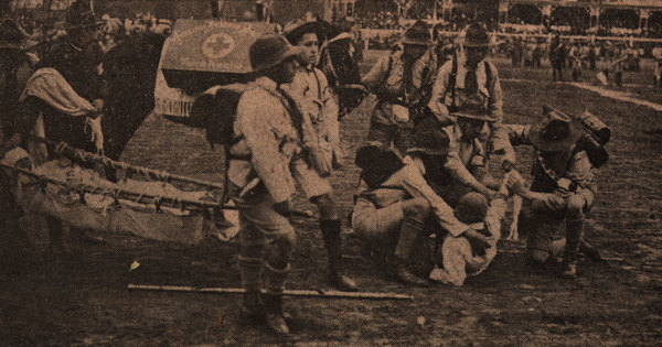 Actividades dieciocheras en el documental Las festividades patrias, 1915