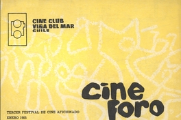 Cine Foro : año 2, n° 4, enero 1965