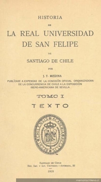 Historia de la Real Universidad de San Felipe de Santiago