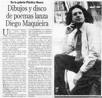 Dibujos y disco de poemas lanza Diego