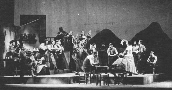 Chañarcillo, Teatro Experimental, puesta en escena de 1953