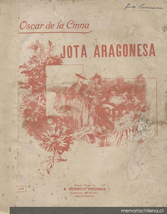 Jota aragonesa editada por Kirsinger, 1900