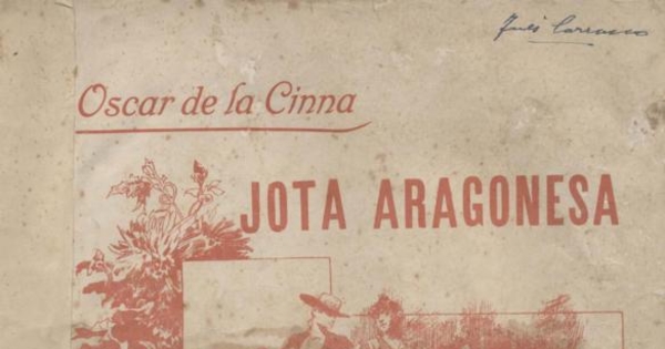 Jota aragonesa editada por Kirsinger, 1900