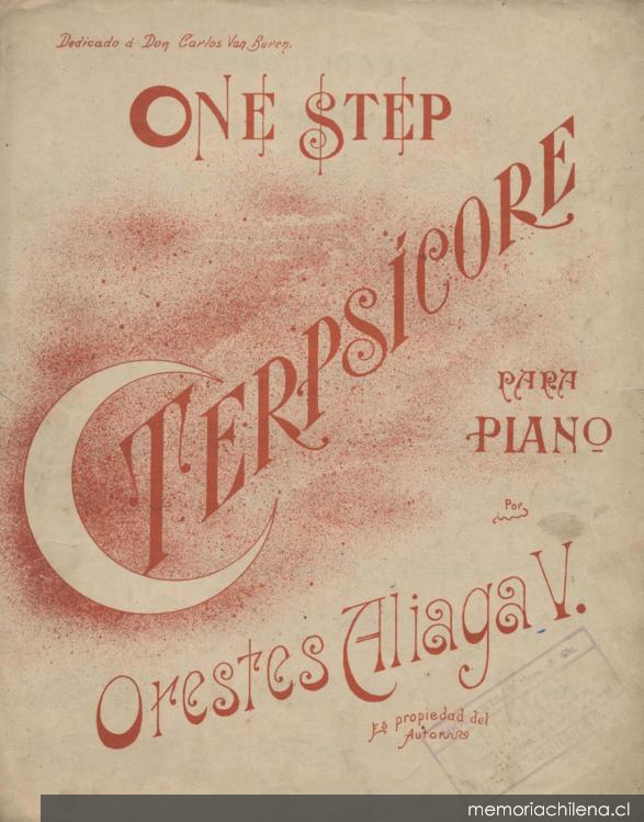 One step dedicado a Carlos Van Buren, 1900