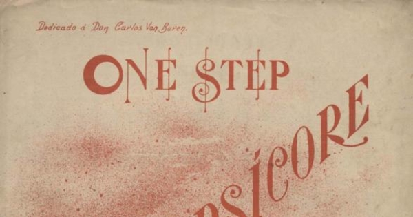 One step dedicado a Carlos Van Buren, 1900