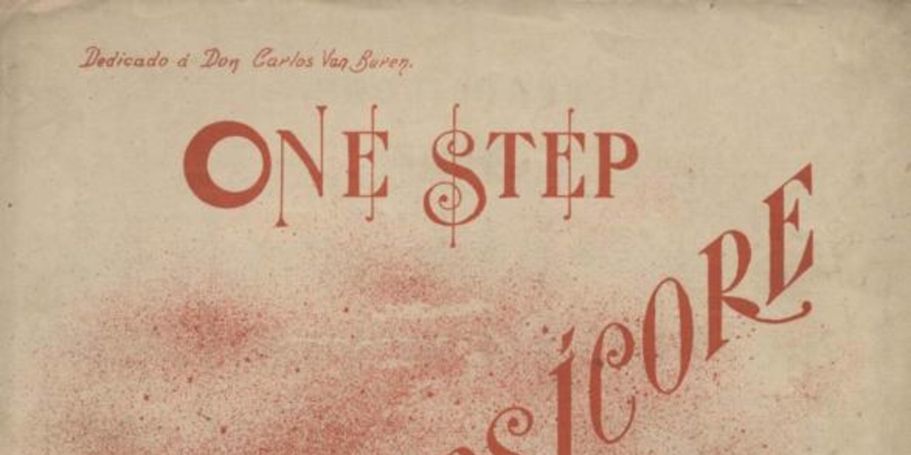 One step dedicado a Carlos Van Buren, 1900