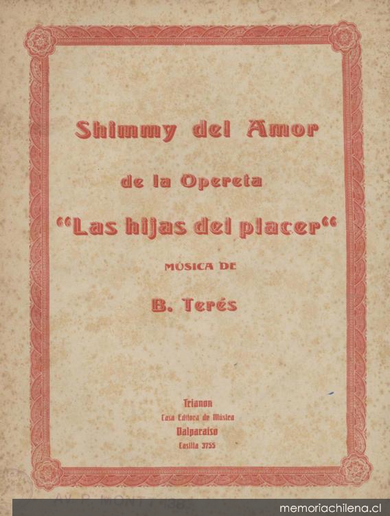 Shimmy del amor , 1900