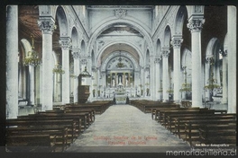 Interior de la Recoleta Domínica, finales del siglo 19