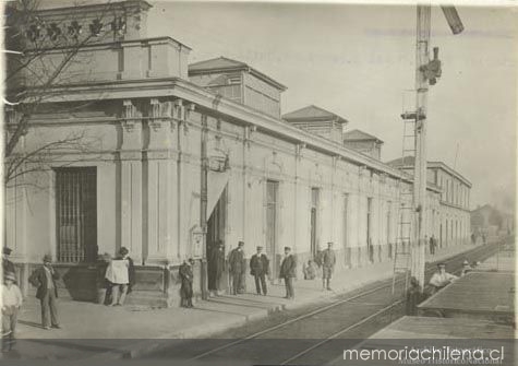 Estación de Ferrocarriles del Estado, Rancagua, ca. 1920