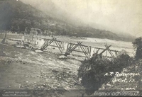 Puente Cachapoal, agosto de 1918