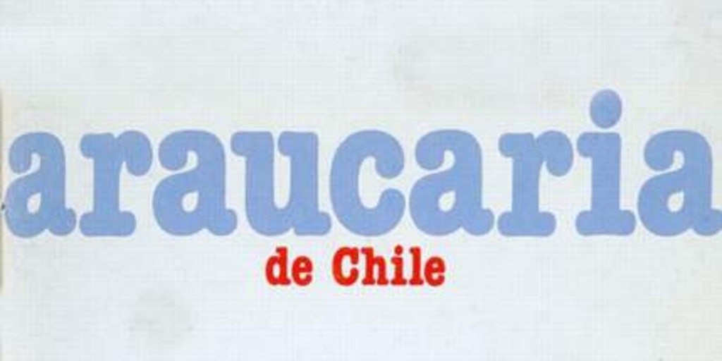 Araucaria de Chile, n° 37, 1987