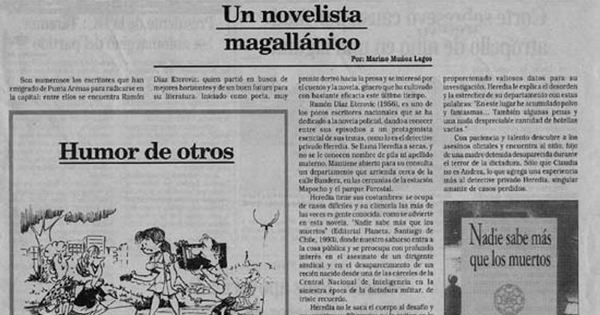 Un novelista magallánico