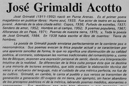 José Grimaldi Acotto