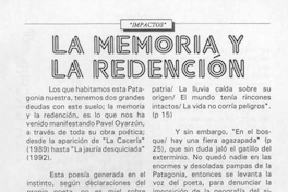 La memoria y la redención