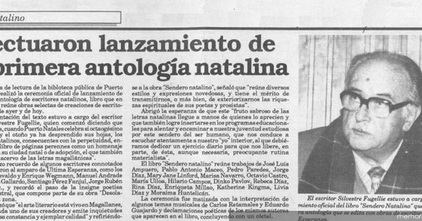 Efectuaron lanzamiento de la primera antología natalina